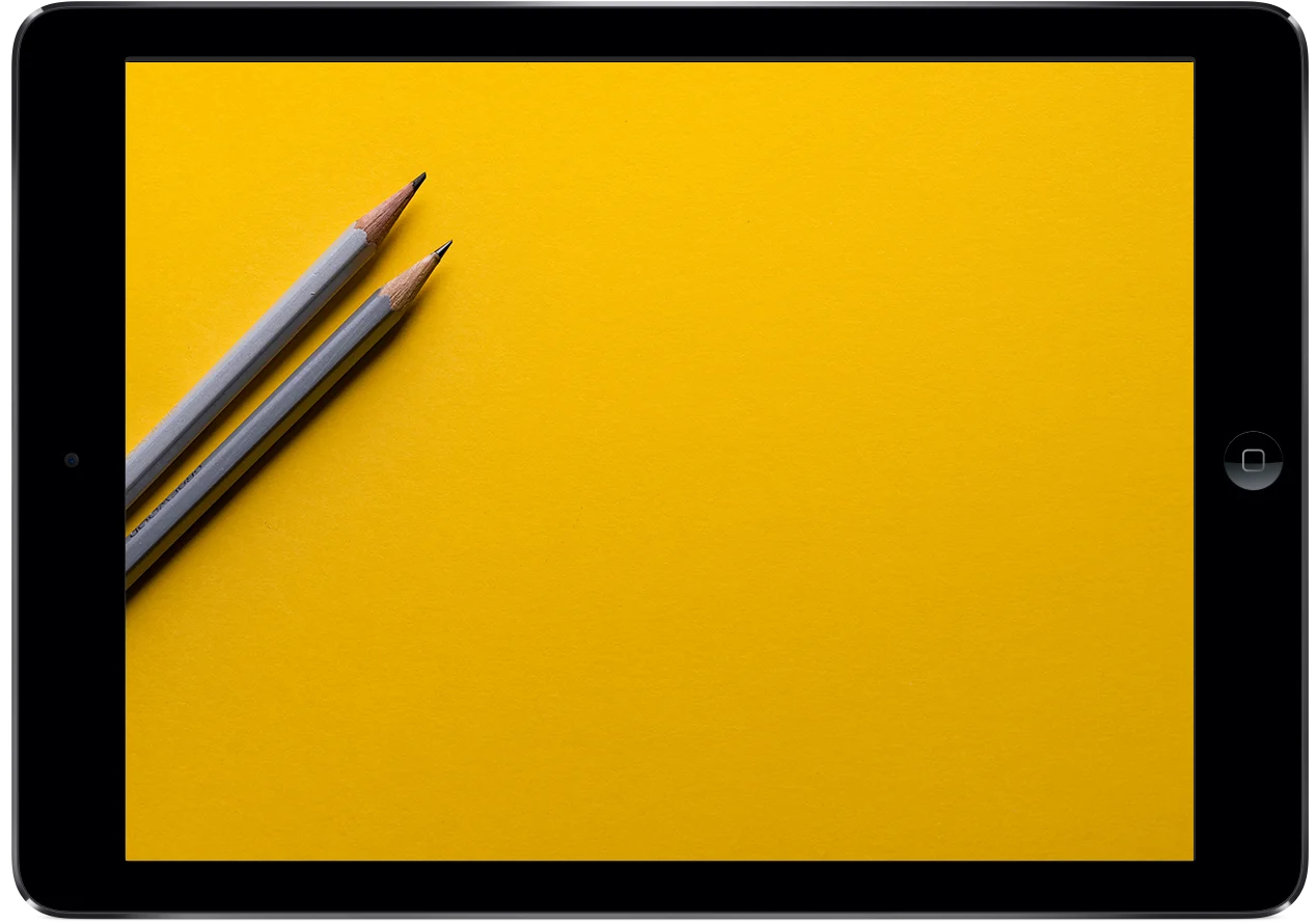 iPad mockup